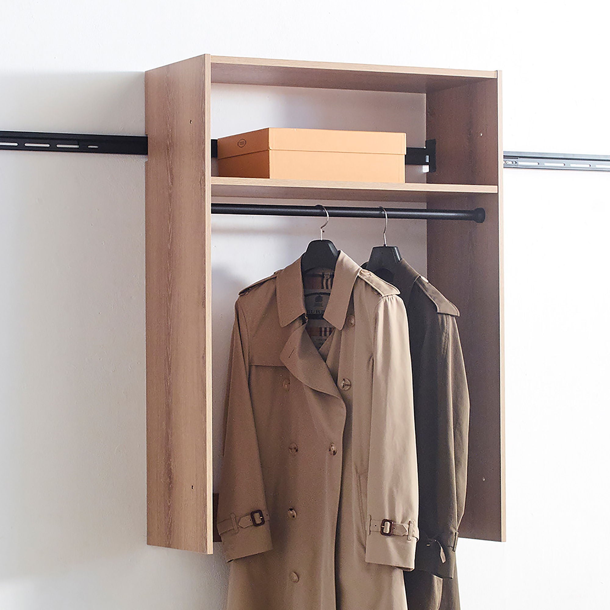 Devi - Wall Mounted Closet System With Modular Units