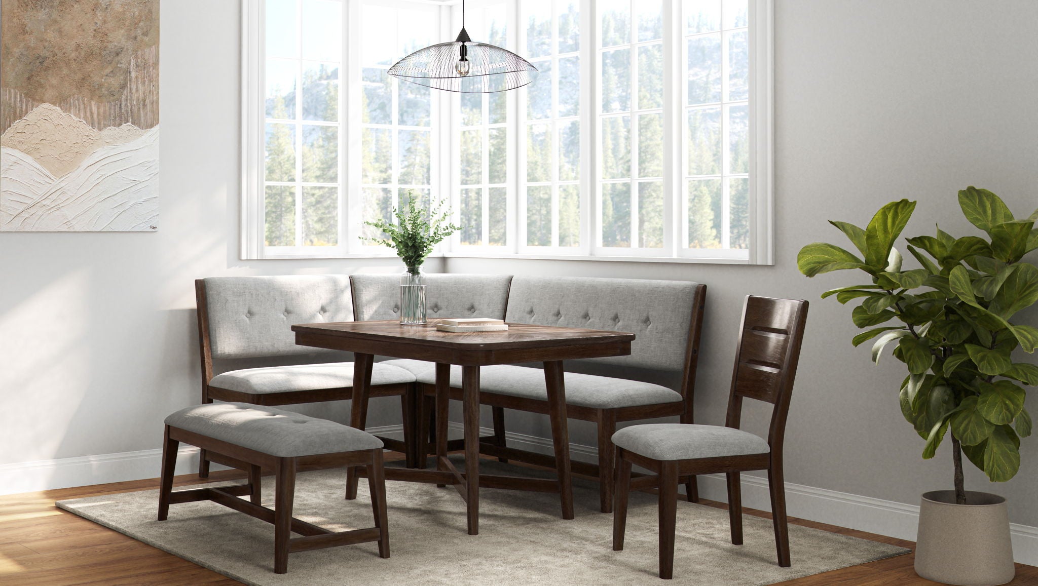 Dining Chairs Upholstered Side Chair - Cherry