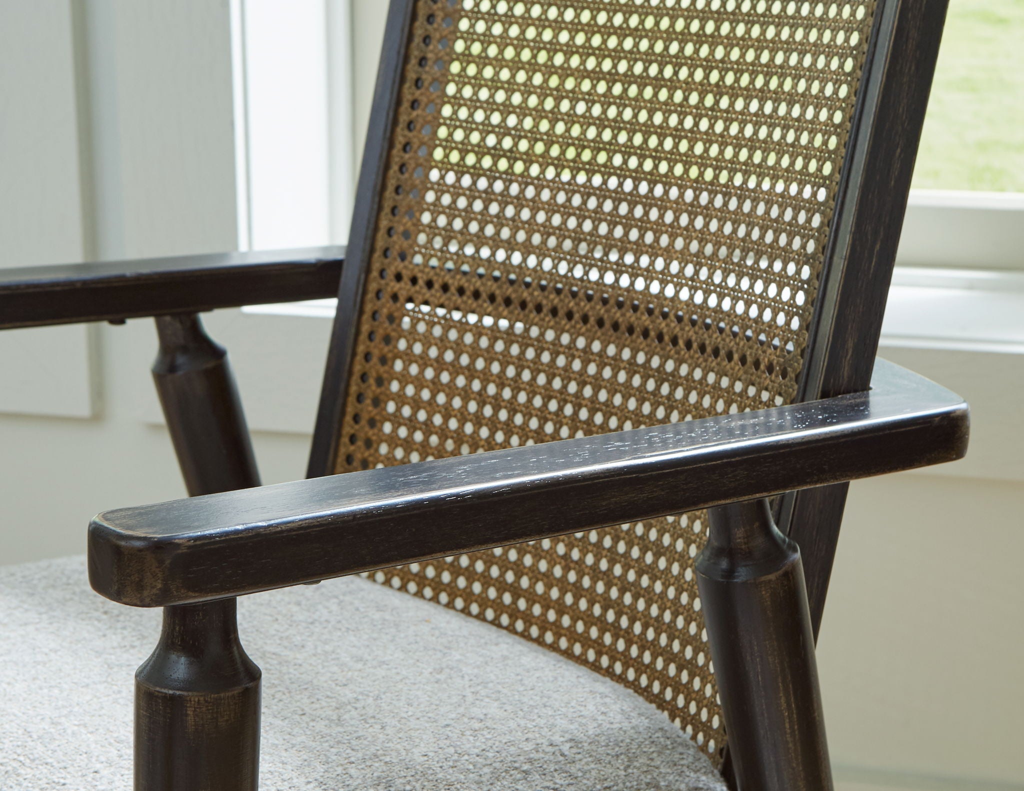 Galliden - Dining Upholstered Arm Chair (Set of 2) - Black