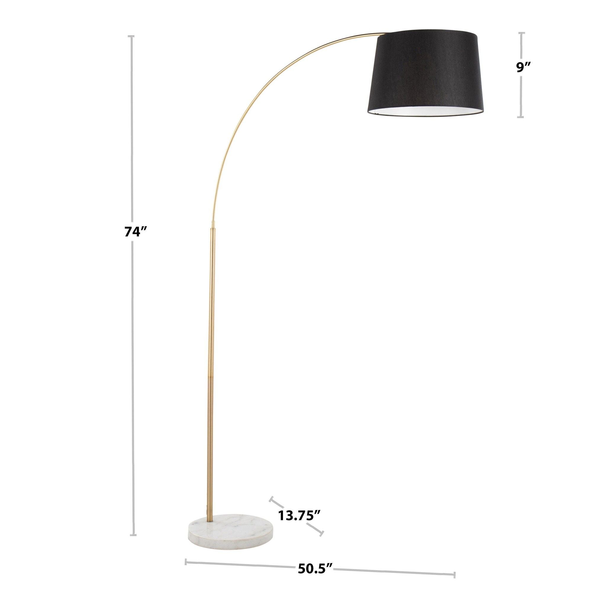March - Contemporary Floor Lamp & Elegant Finish