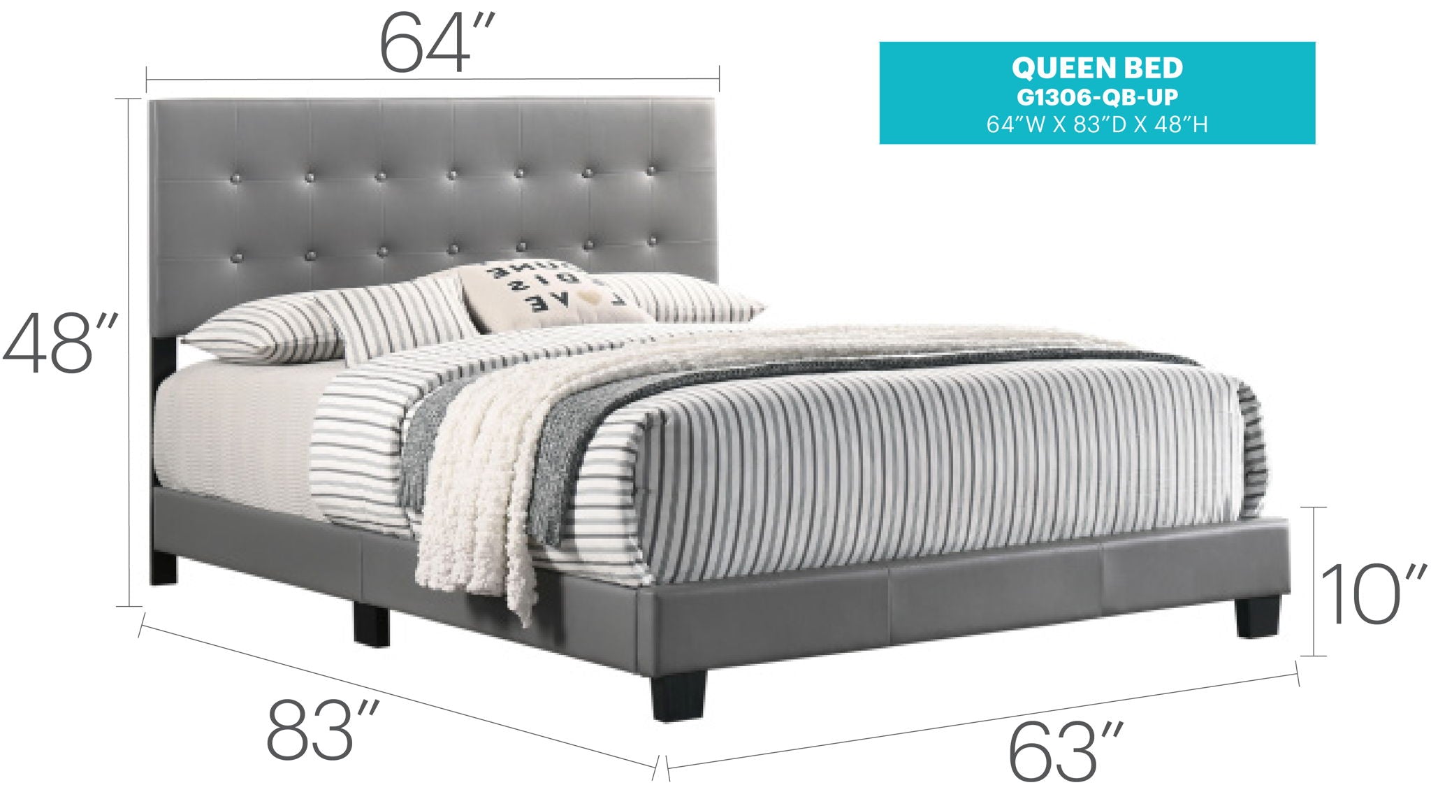 Caldwell - Bed