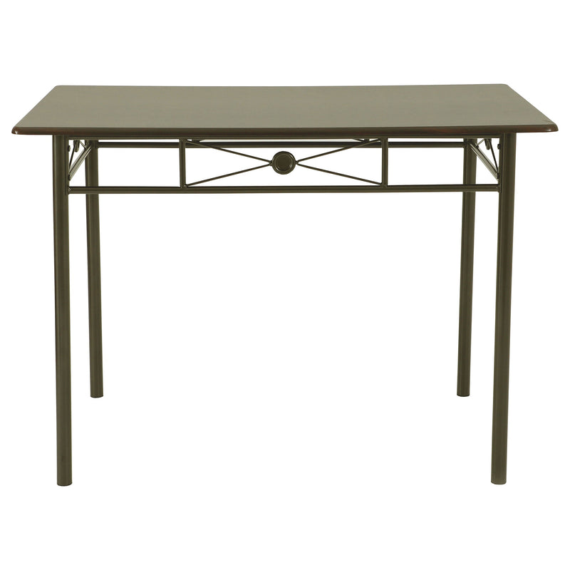 Anna  Rectangular Dining Table Set Dark