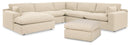 Elyza 5-Piece Sectional with Chaise