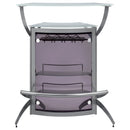 Dallas  Curved Freestanding Home Bar Cabinet