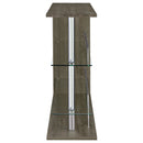 Prescott Rectangular Home Wine Table Black High Gloss