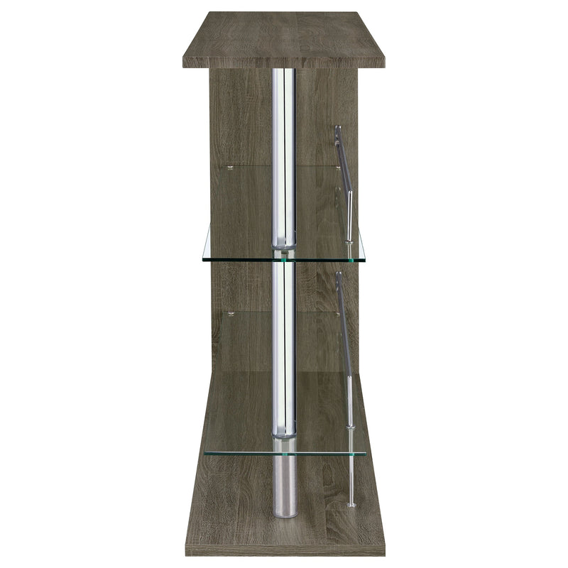 Prescott Rectangular Home Wine Table Black High Gloss