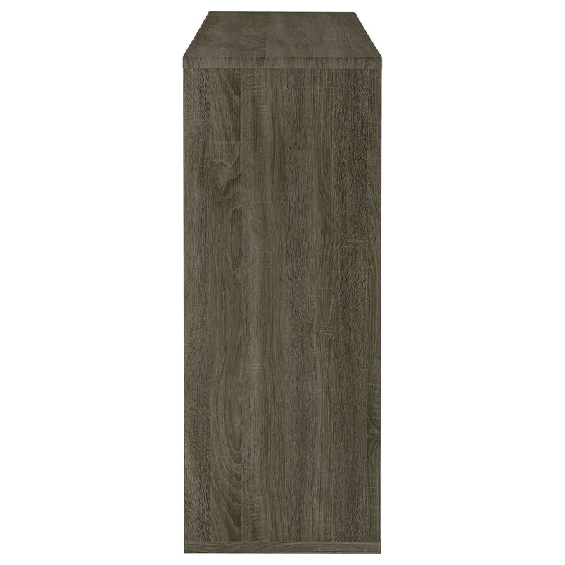 Prescott Rectangular Home Wine Table Black High Gloss