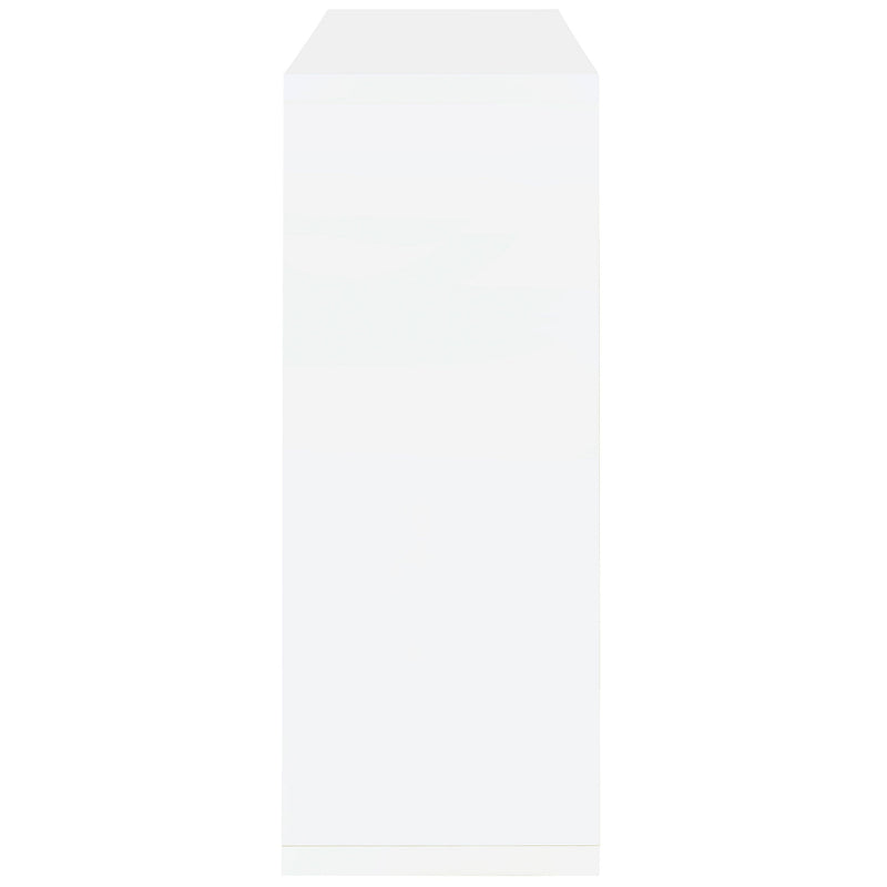 Prescott Rectangular Home Wine Table Black High Gloss