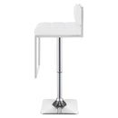 Alameda Adjustable Bar Stool Chrome and Black / Grey