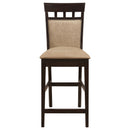 Gabriel Counter Chair Cappuccino (Set of 2)