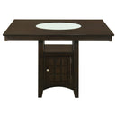 Gabriel  Square Counter Height Dining Set Cappuccino