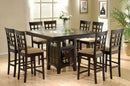 Gabriel  Square Counter Height Dining Set Cappuccino