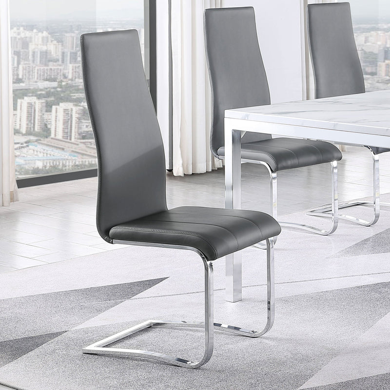 Montclair Upholstered Dining Side Chair Black (Set of 4)