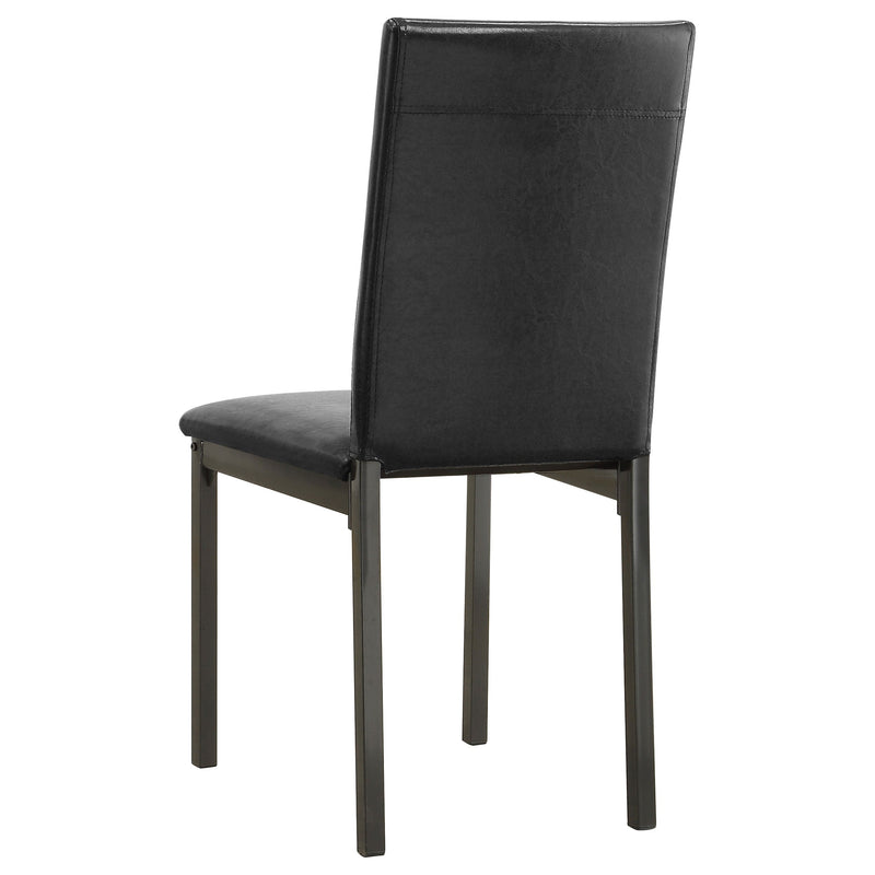 Garza  Rectangular Dining Table Set Black