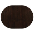 Gabriel  Extension Leaf Dining Table Set Cappuccino