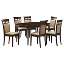Gabriel  Square Counter Height Dining Set Cappuccino