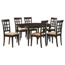 Gabriel  Square Counter Height Dining Set Cappuccino