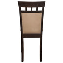Gabriel Closed Back Dining Side Chair Cappuccino (Set of 2)