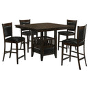 Jaden  Square Counter Height Dining Set Espresso