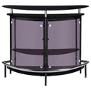 Amarillo Freestanding Glass Top Home Bar Wine Cabinet