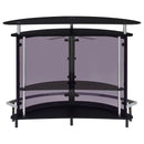 Amarillo Freestanding Glass Top Home Bar Wine Cabinet