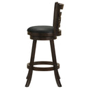 Calecita Wood Swivel Bar / Counter Stool Cappuccino (Set of 2)
