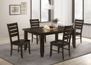 Dalila  Rectangular Dining Table Set Cappuccino
