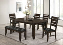 Dalila  Rectangular Dining Table Set Cappuccino