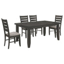 Dalila  Rectangular Dining Table Set Cappuccino