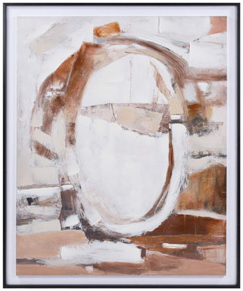 Bradlow - Wall Art - Brown / White / Black