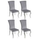 Betty Velvet Upholstered Dining Side Chair (Set of 4)