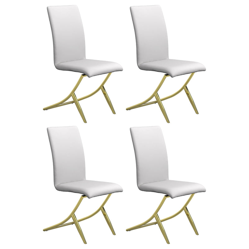 Carmelia Upholstered Dining Side Chair Black (Set of 4)