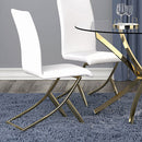 Carmelia Upholstered Dining Side Chair Black (Set of 4)