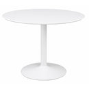 Lowry  Round Dining Table Set White