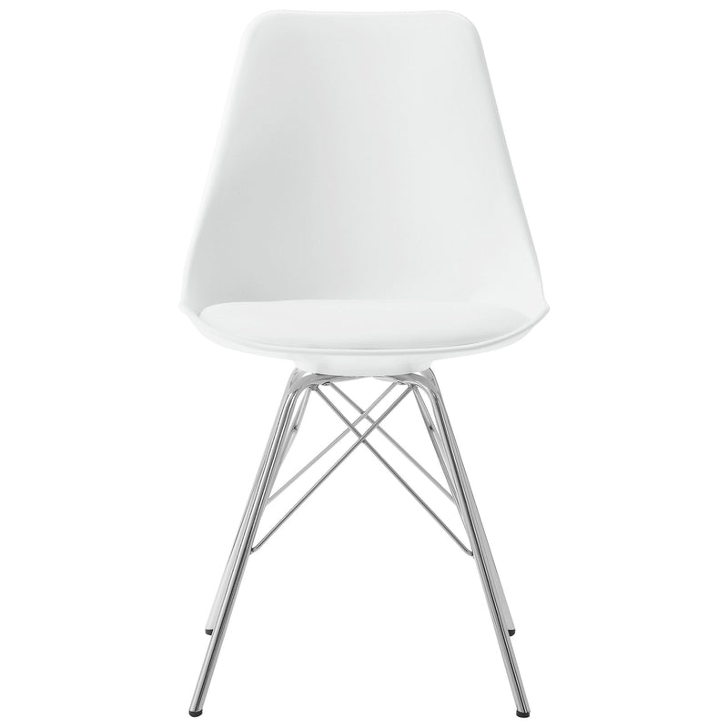 Lowry  Round Dining Table Set White