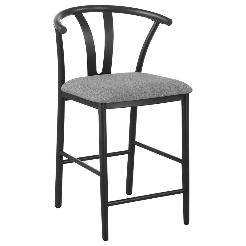 Dolman Counter Height Dining Side Chair Beige (Set of 2)