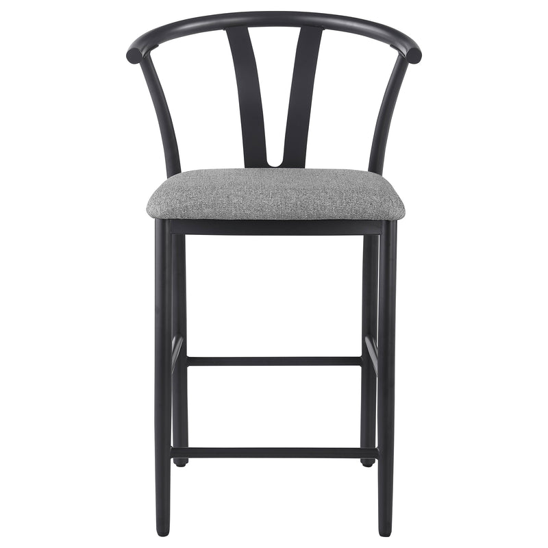 Dolman Counter Height Dining Side Chair Beige (Set of 2)