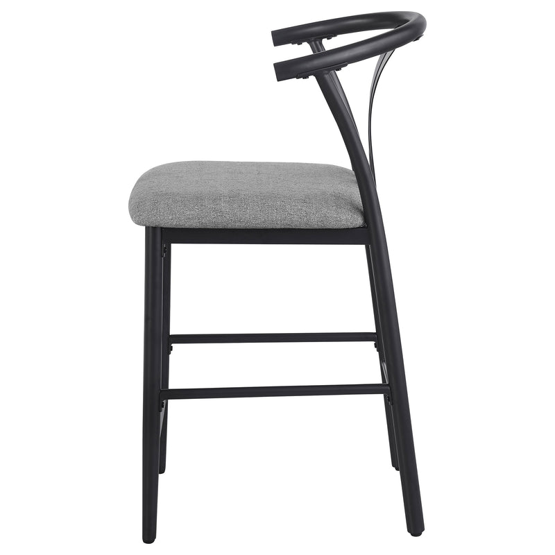 Dolman Counter Height Dining Side Chair Beige (Set of 2)