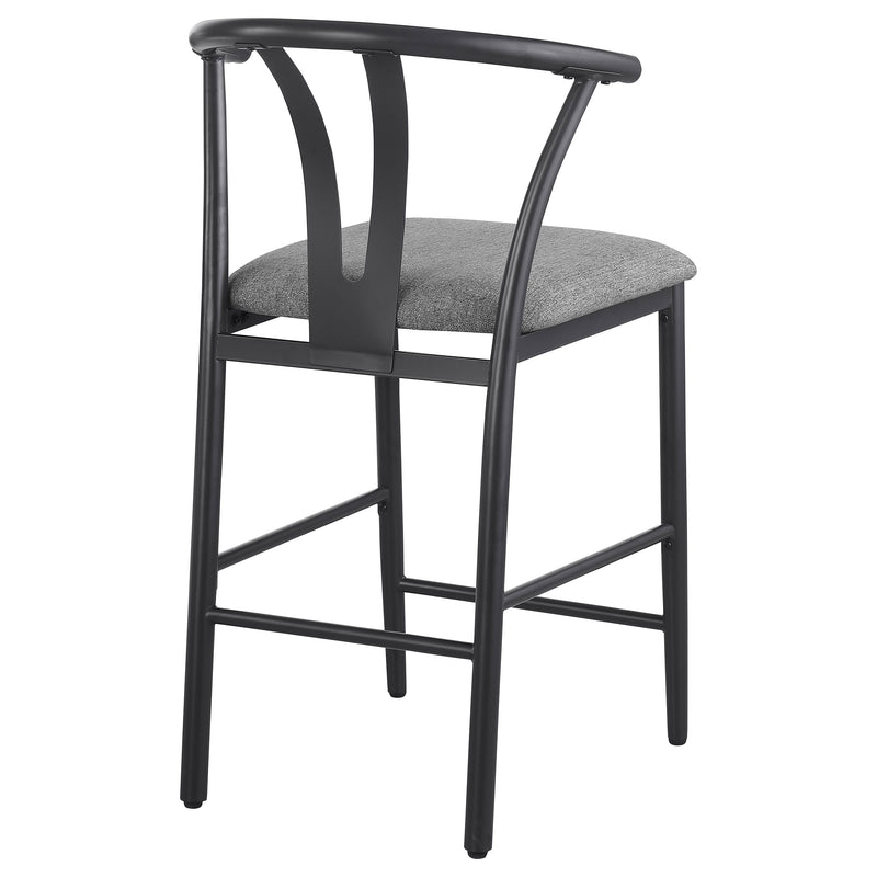 Dolman Counter Height Dining Side Chair Beige (Set of 2)