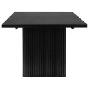 Catherine  Rectangular Dining Table Set Black