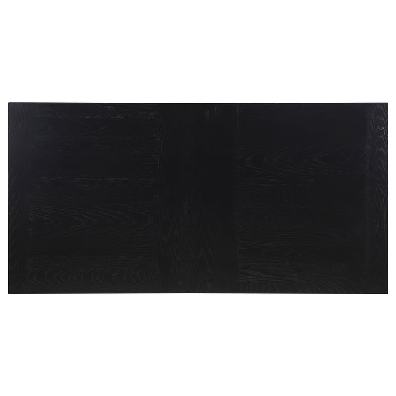 Catherine  Rectangular Dining Table Set Black