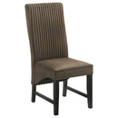 Barrand Upholstered Dining Side Chair Black (Set of 2)