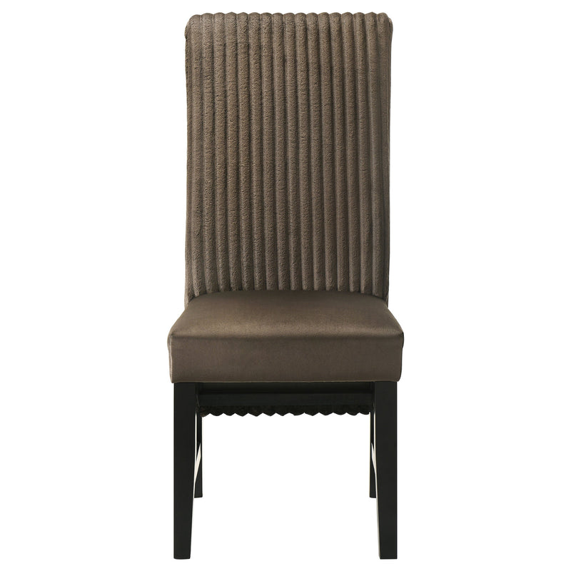 Barrand Upholstered Dining Side Chair Black (Set of 2)