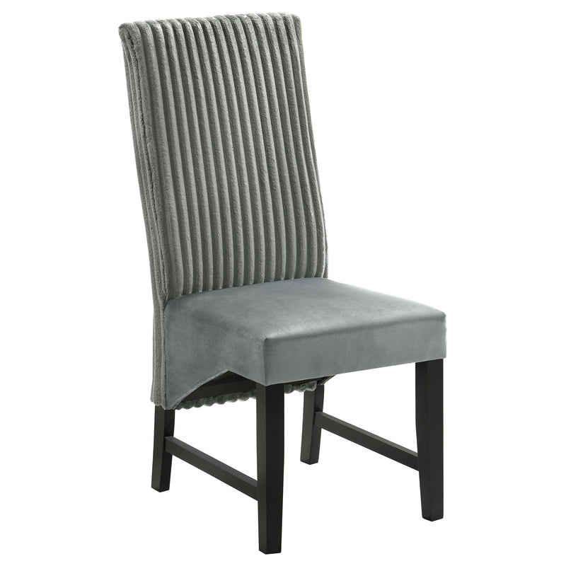 Barrand Upholstered Dining Side Chair Black (Set of 2)