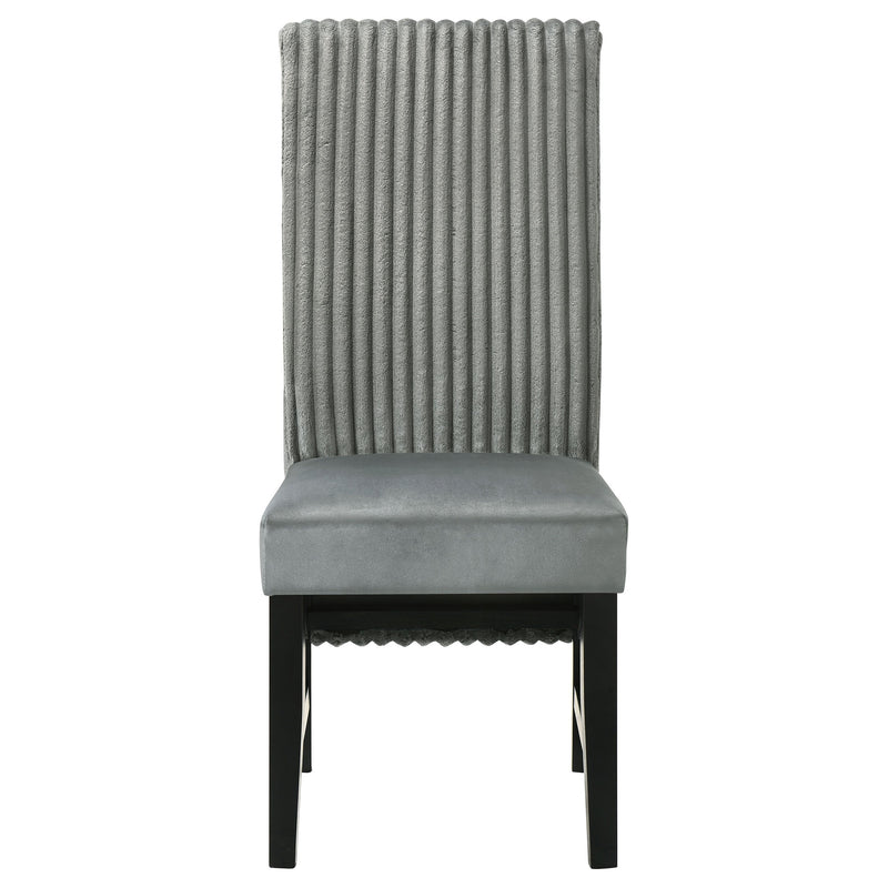 Barrand Upholstered Dining Side Chair Black (Set of 2)