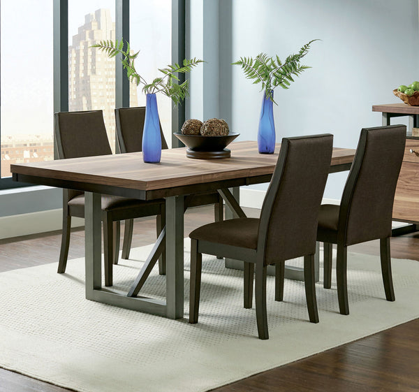Spring Creek  Rectangular Dining Table Set Chocolate