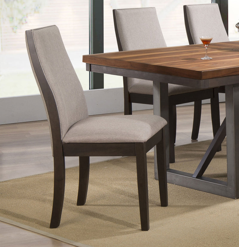 Spring Creek Upholstered Dining Chair Chocolate (Set of 2)