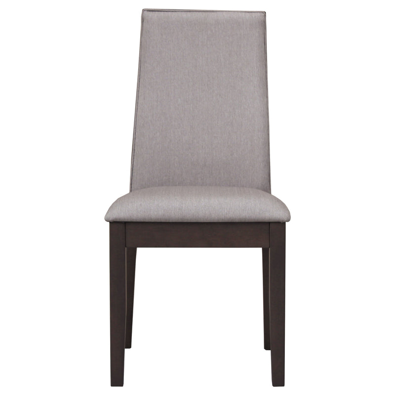 Spring Creek Upholstered Dining Chair Chocolate (Set of 2)