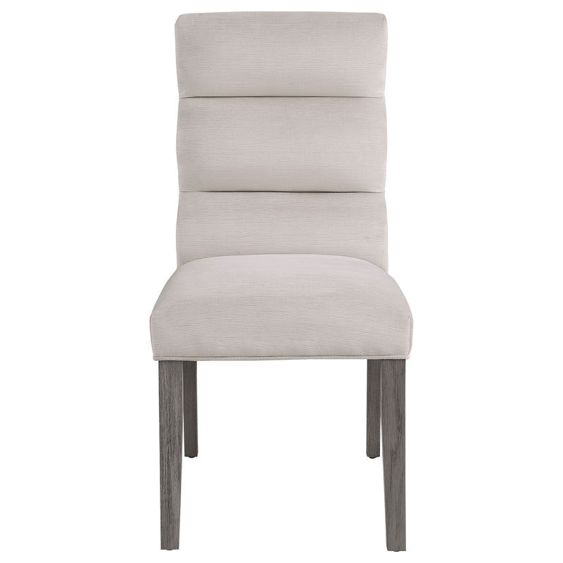 Carla Velvet Upholstered Dining Side Chair Ash (Set of 2)