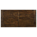 Coleman 84-inch Counter Height Dining Table Golden Brown